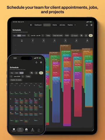 CRMb: CRM & Project Scheduler iPad screenshot