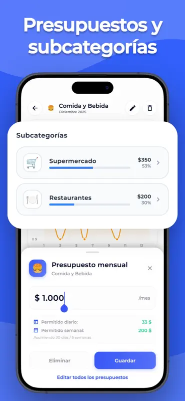 Gestor de gastos: Budget IA screenshot 5 of 7