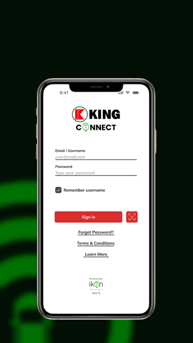 King Hyundai Genesis Connect iPhone screenshot