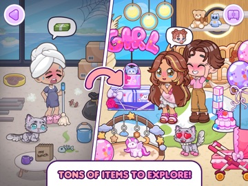 Dopples World: My Avatar Town iPad screenshot