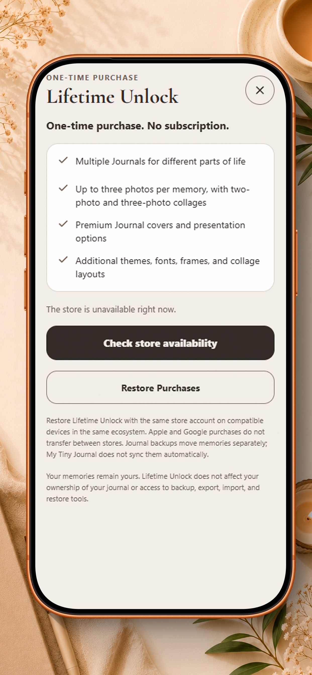 Screenshot 8 of My Tiny Journal · Private