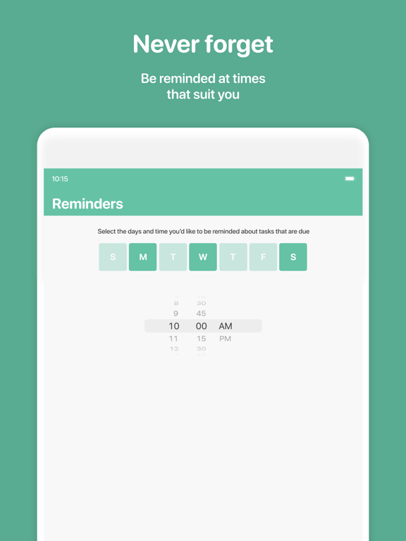 Spotless: A simply clean home iPad screenshot 5 - Productivity app