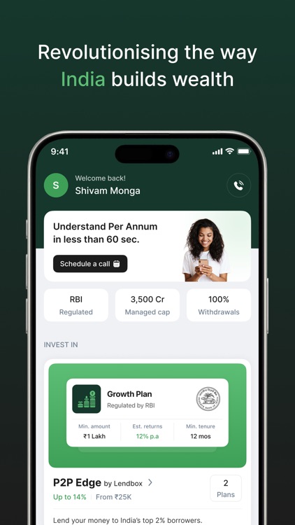 Per Annum: Earn Higher Returns