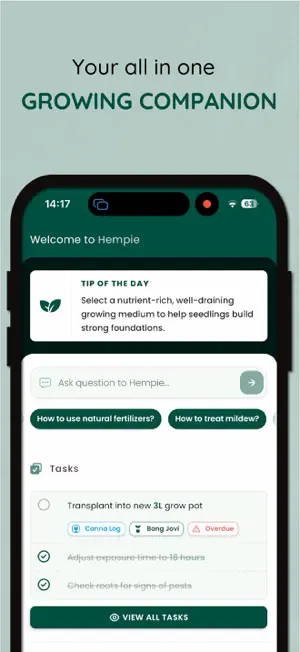 Hempie - AI Growing Companion screenshot 1