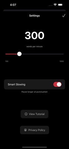 FocusWord - RSVP Reader Screenshot 5 of 5