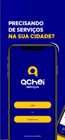 Achei Serviços App iPhone screenshot