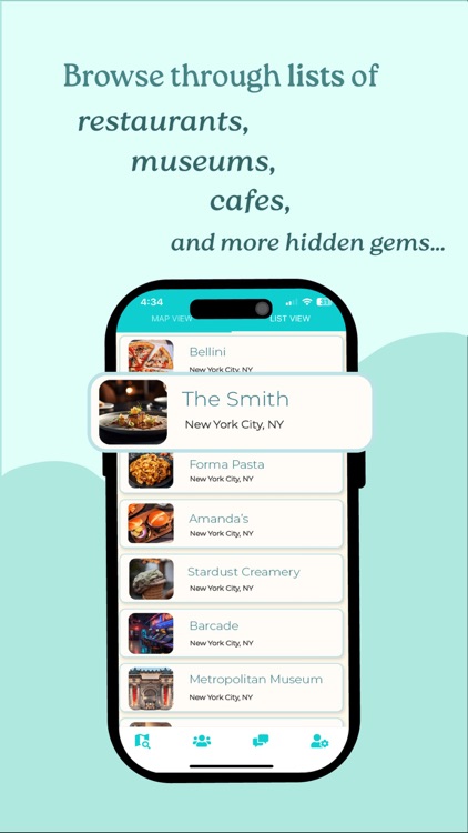 Vignette: find & share places