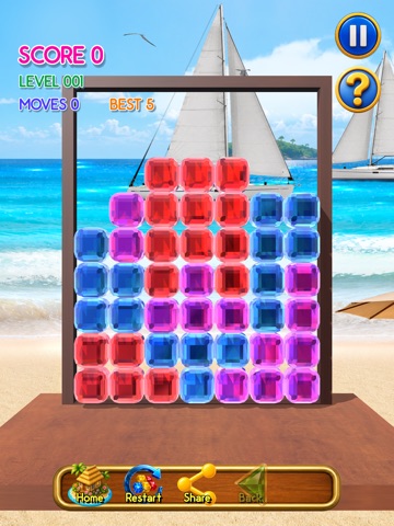 Gem Puzzle Island iPad screenshot