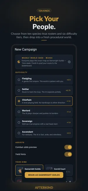 Afterkind: Hex Strategy 4X screenshot 4