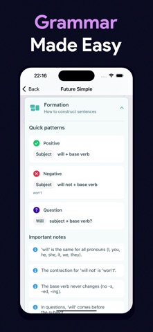 Easy English Tenses screenshot