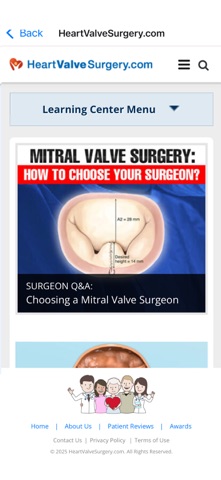 HeartValveSurgery.com Screenshot 4 of 6