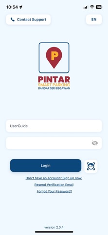 PINTAR Smart Parking App Screenshot 1 of 8