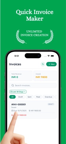 Business Invoice Maker - Quick Screenshot 1 of 6
