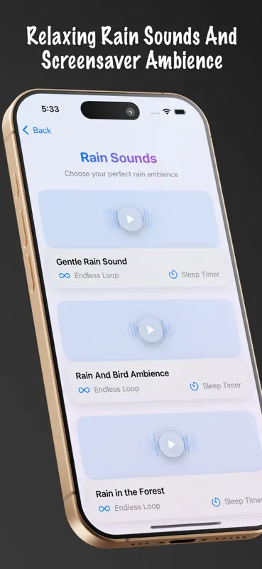 Relaxing Rain Sounds Ambience screenshot 6 of 8