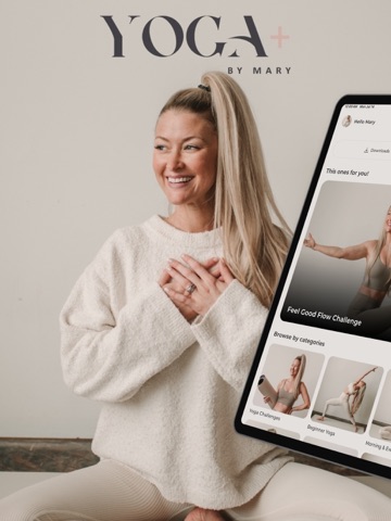 Yoga+ by Mary iPad screenshot