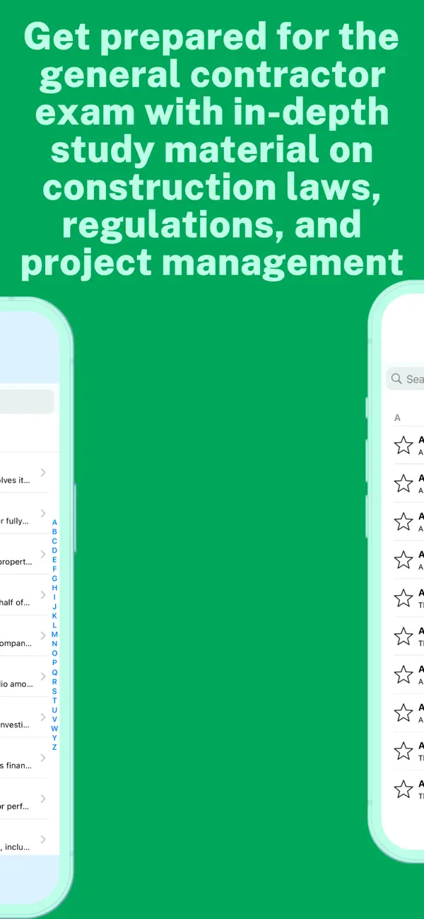 Screenshot #2 pour General Contractor Master Prep