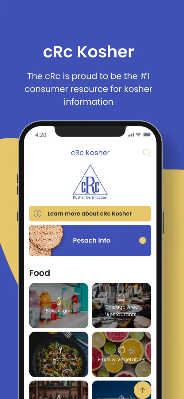 Screenshot #1 pour cRc Kosher