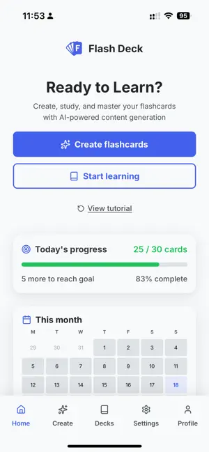 Flashdeck.net screenshot 2