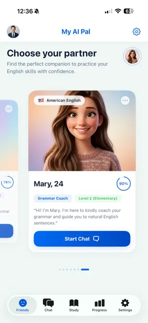 My AI Pal - On-Device English screenshot 1