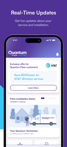 Quantum Fiber from AT&T Screenshot 3 of 8