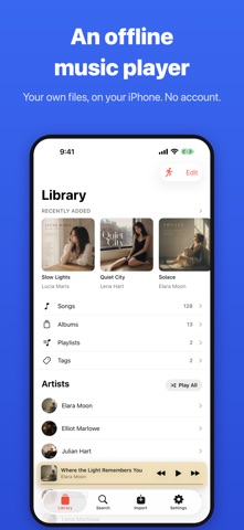 bMusic: FLAC, MP3 Music Player iPhone screenshot