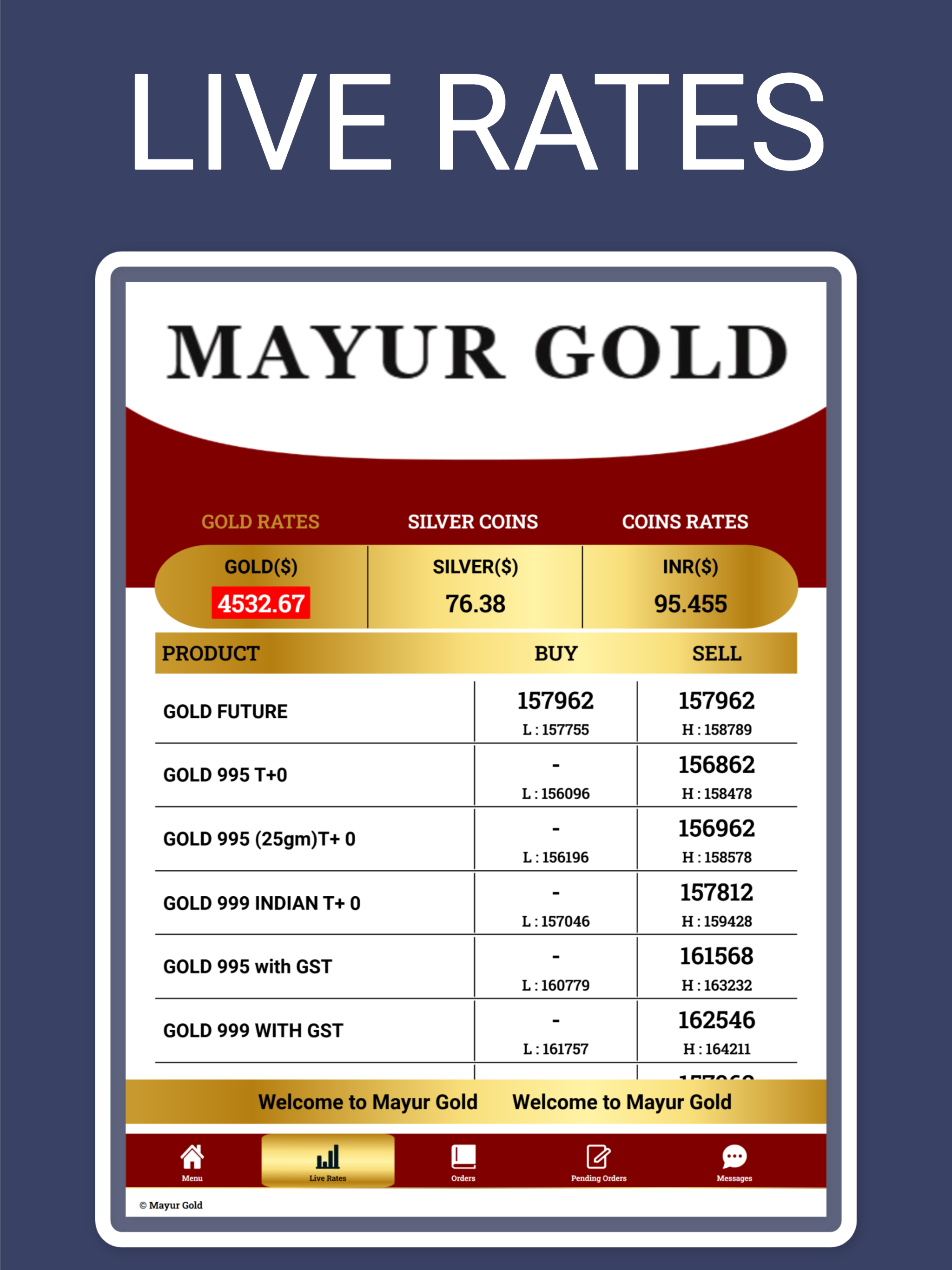 Mayur Gold.