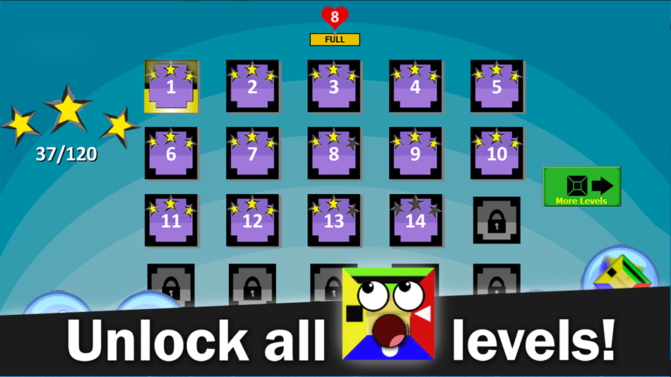 #3. The BOX: 2D Platform Game (iOS) 由: Victor Angel Belluccini