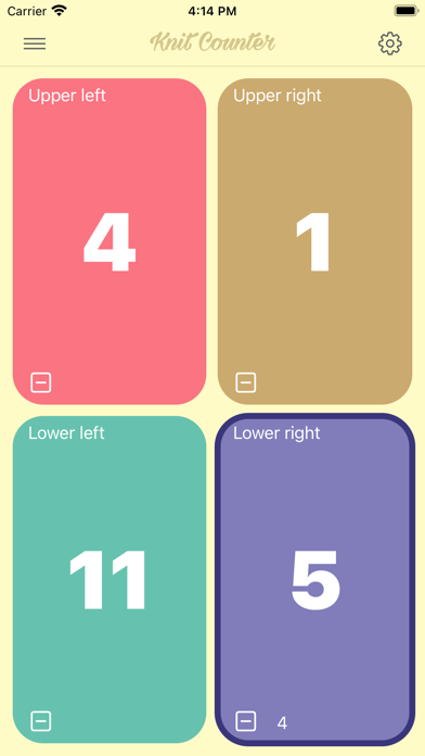 Simple Knitting Counter Screenshot