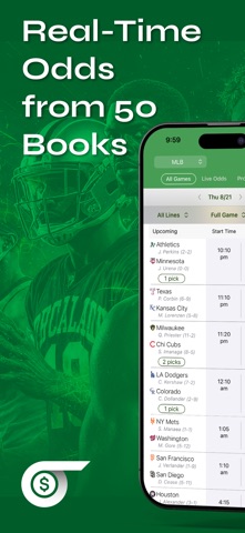 Live Scores and Odds iPhone screenshot