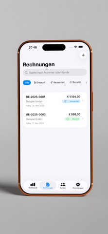 QuickBill iPhone screenshot