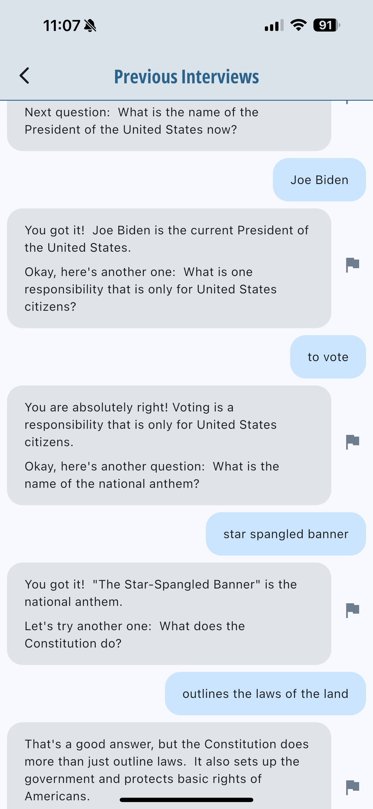 Immigratus AI Civics Test