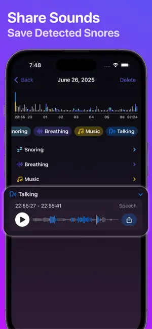 Sleep Recorder - Somnio screenshot 3