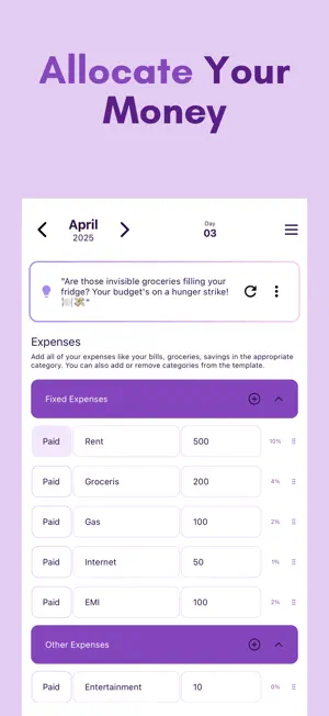Monthly Budget Planner: Plannr screenshot 3