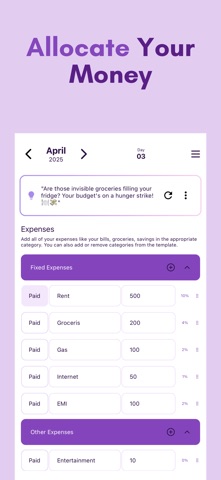 Monthly Budget Planner: Plannr Screenshot 3 of 5