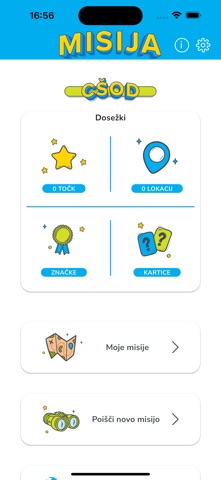 CŠOD MISIJA app screenshot