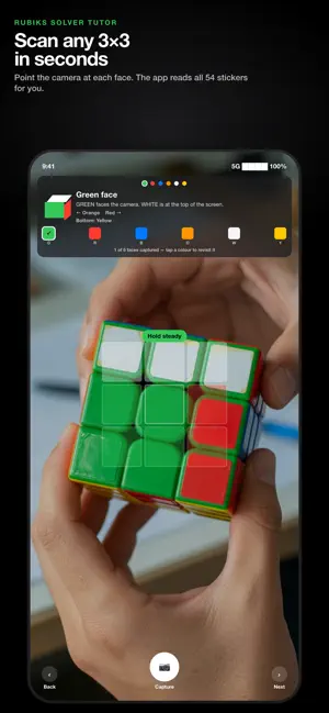 Rubiks Cube Solver & Tutor screenshot 4