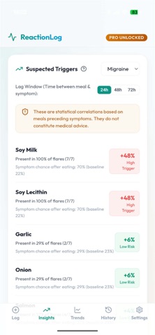 ReactionLog: Symptom Tracker Screenshot 9 of 9