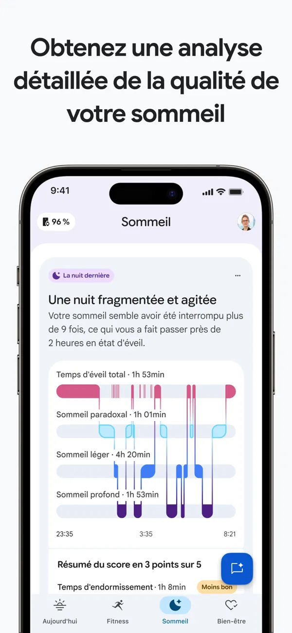 Screenshot #3 pour Google Health (Fitbit)