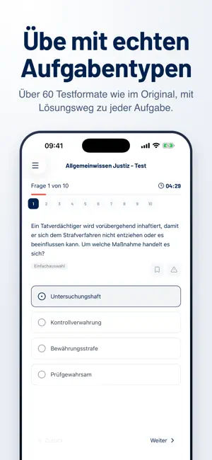 Justiz & JVA Einstellungstest screenshot 4