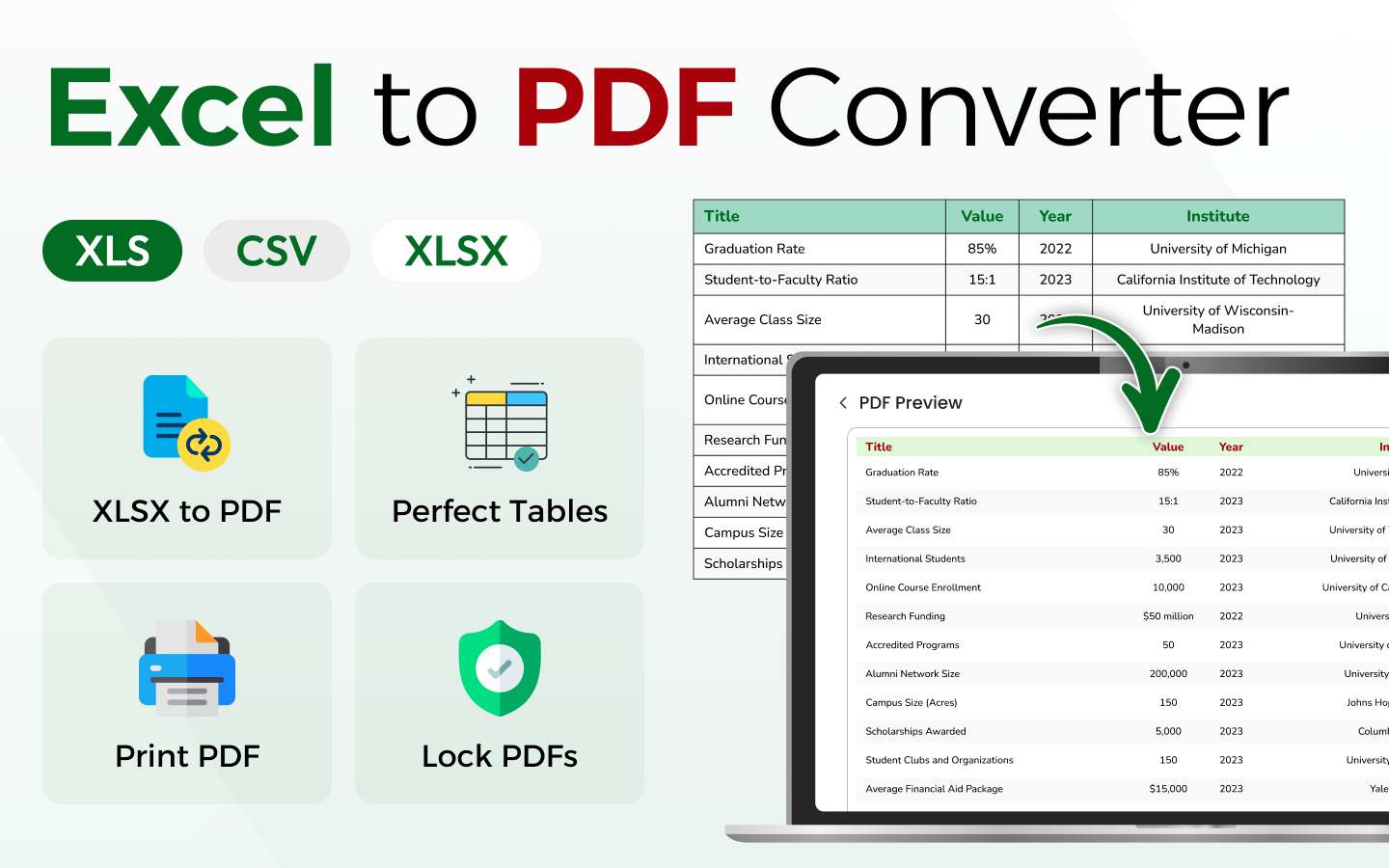 Excel to PDF Converter - XLSX screenshot 17