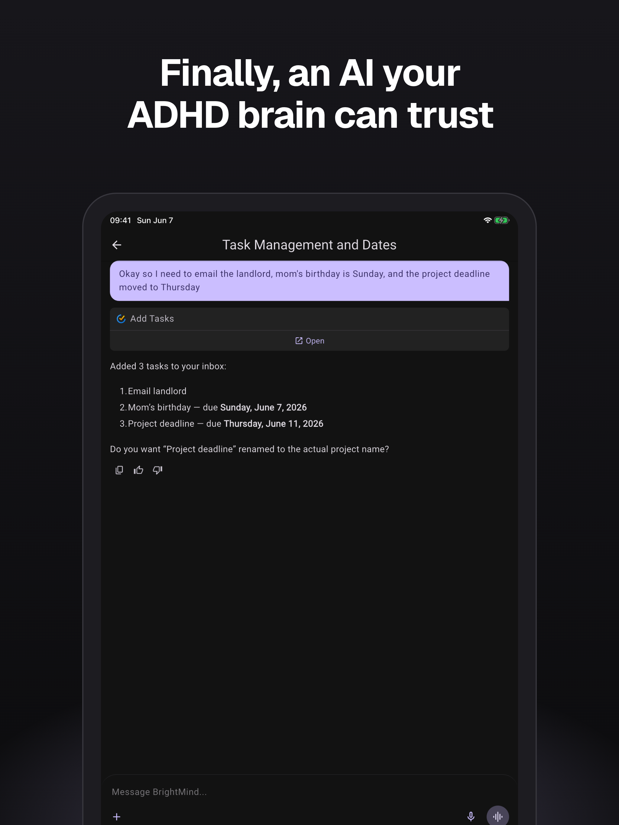 ADHD AI Companion: BrightMind screenshot 9