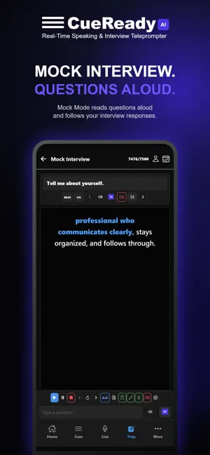 CueReady AI screenshot 2