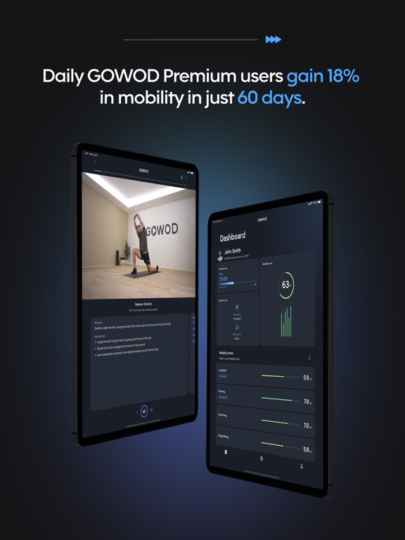 GOWOD – Mobility & Stretching iPad screenshot 7 - Health & Fitness app
