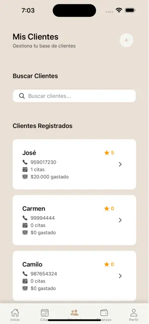 Barber Control - Agenda y Cita screenshot 3