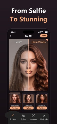 AI Haircut & Hairstyle Changer iPhone screenshot