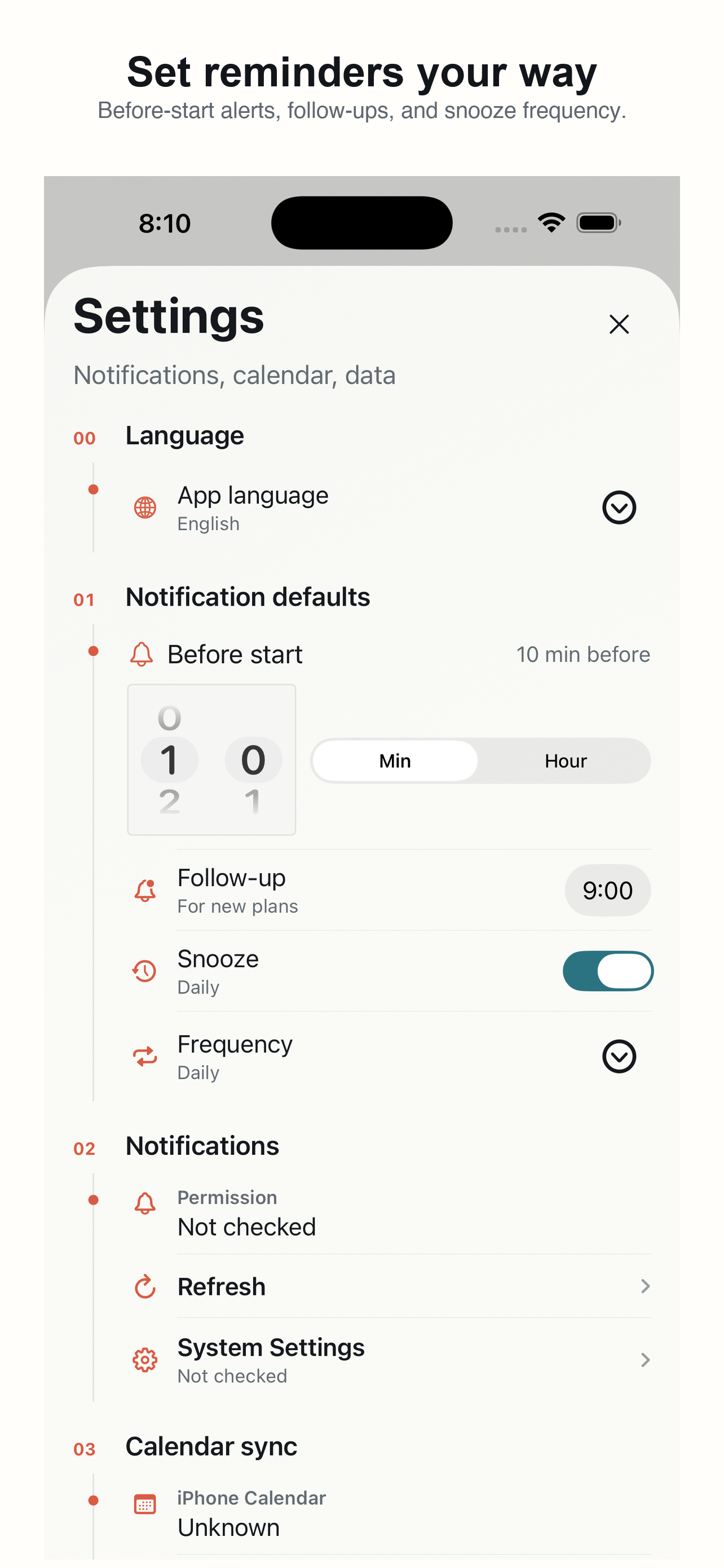 NextDate Timeline screenshot 3