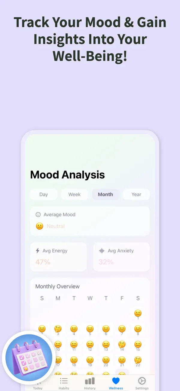 Screenshot #3 pour NeuroNest - AI Habit Tracker