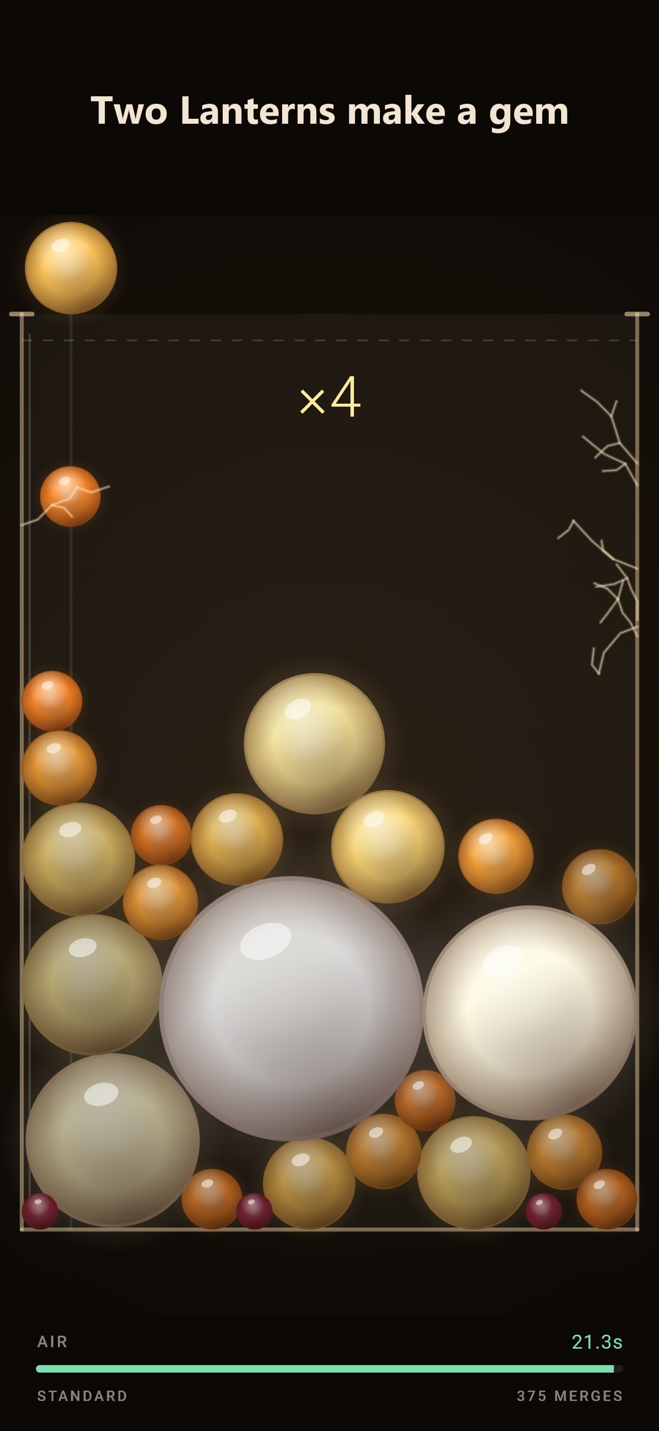 Screenshot 5 of Squeeze the Orbs: Drop & Merge