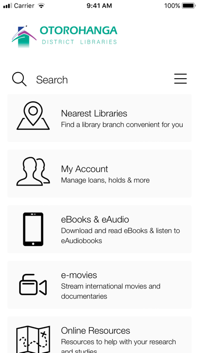 Screenshot #1 pour Otorohanga District Library