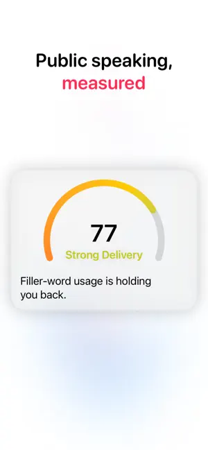 Speech Score: Public Speaking screenshot 1